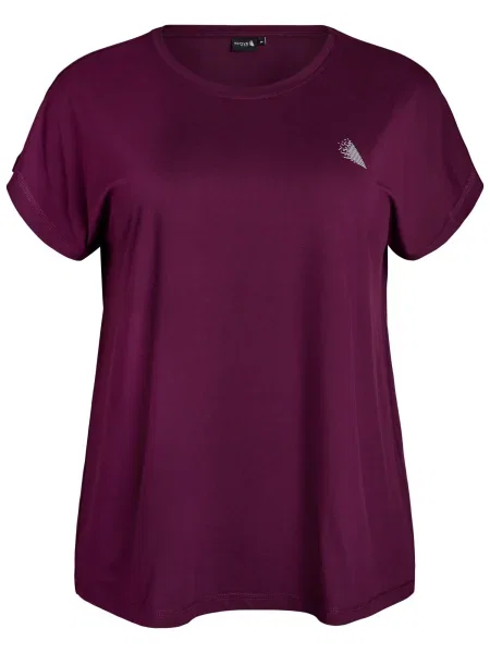 Zizzi Tricou funcțional ABASIC mov prună