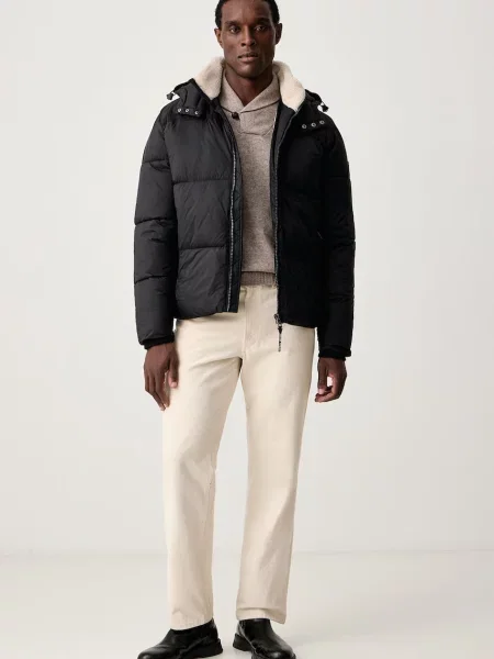 GUESS Geacă Zenith | shearling negru