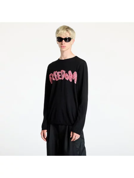 Pletena srajca Comme Des Garcons Shirt črna