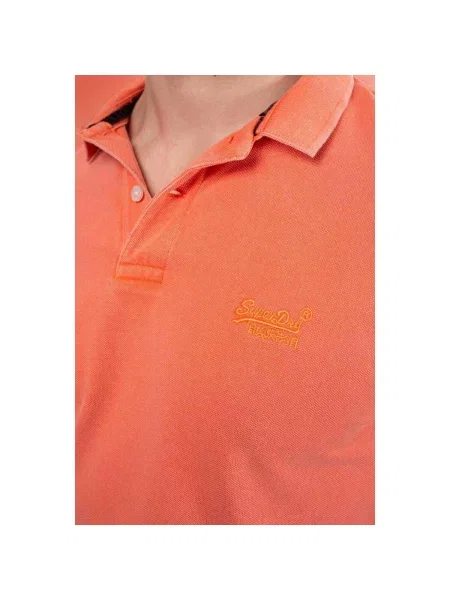 Tricou polo Superdry roz
