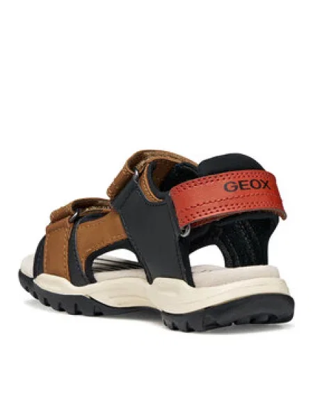 Sandale Geox Jr Borealis S Smeđa crna