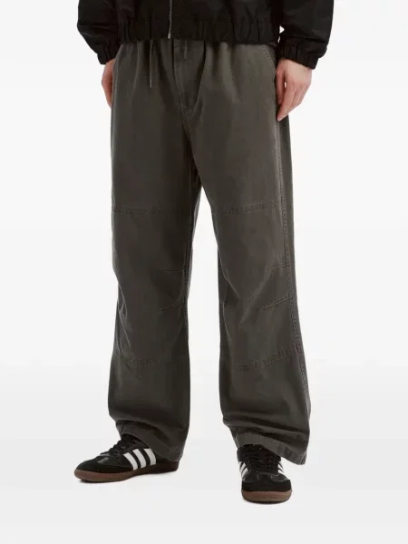 Pantaloni Fingercroxx cu cordon gri