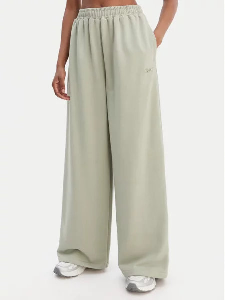 Reebok Pantaloni trening Reebok x Ewa Chodakowska Wide Leg verde
