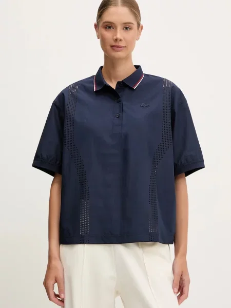 Lacoste polo granatowy