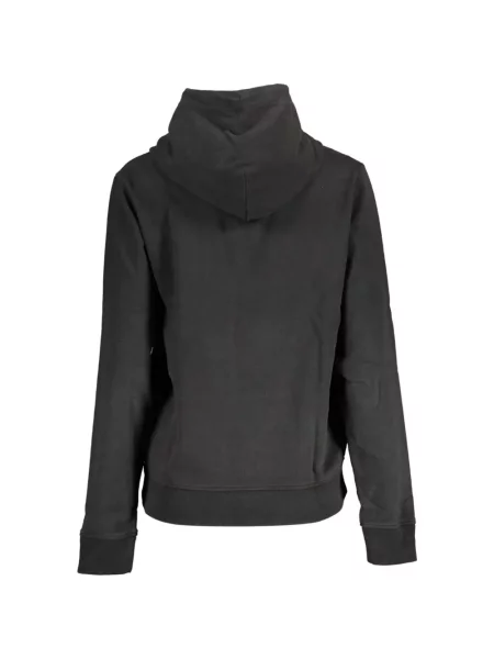 Hanorac cu glugă Tommy Jeans cu imagine negru