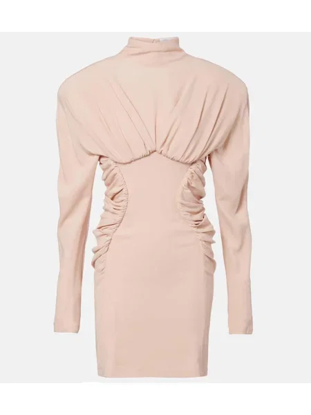 Rochie Stella Mccartney din jerseu de costum roz