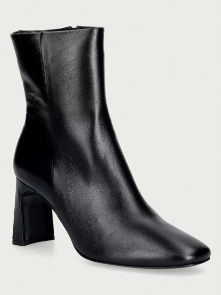 Souliers Martinez botine cu pentru femei din piele KAROL negru
