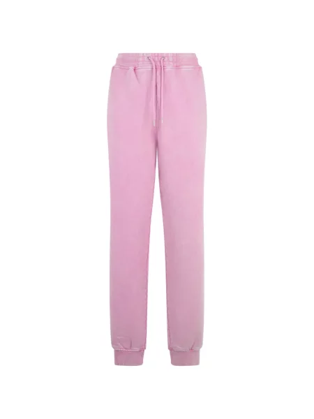 Pantaloni Moschino alergare cu cordon roz