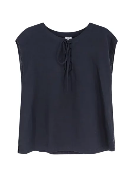 Top Aspesi fără mâneci cu legături albastru