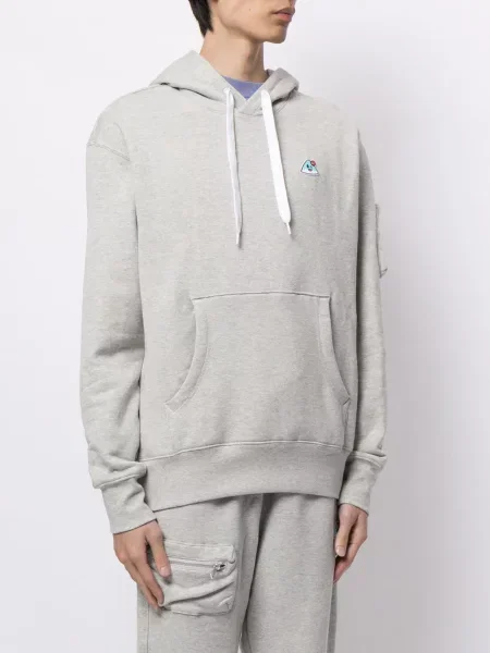 Hanorac cu glugă Nike din material terry gri