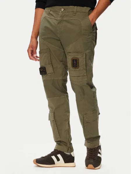 Cargo kalhoty Aeronautica Militare zelené