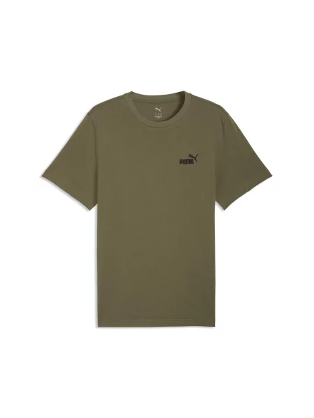 Koszulka Essentials z małym logo No. 1 PUMA zielona