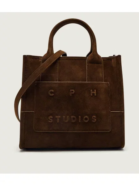 Rucsac Copenhagen Studios din piele maro