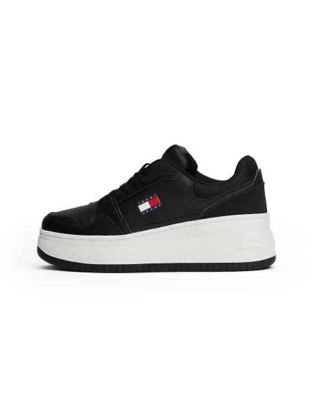 Pantofi Tommy Jeans retro negru