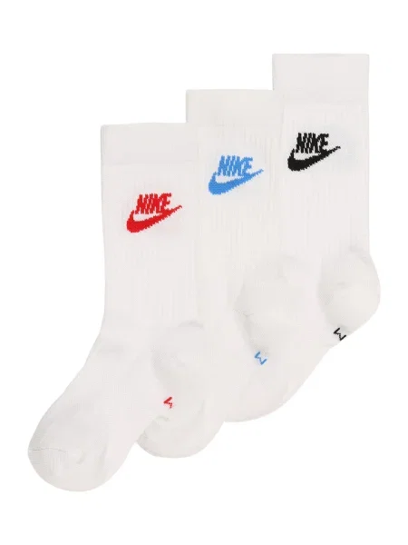 Nike Sportswear Čarape svijetloplava / crvena / crna bijela