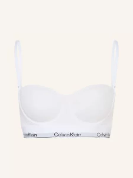 Calvin Klein Balconette Podprsenka / světle šedá / černá bílá