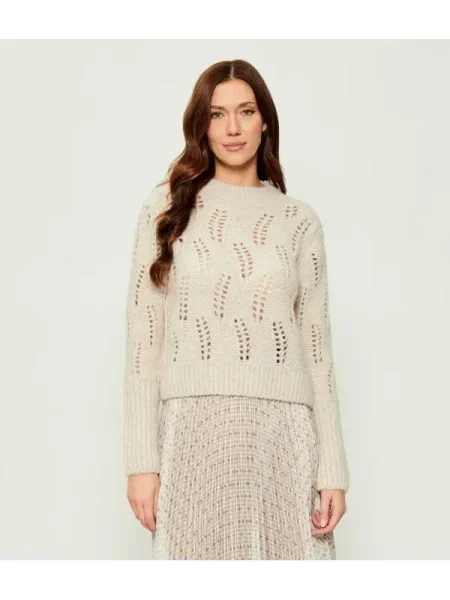 Joop! Pulover Kalma | cu adaos de lână bej