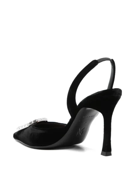 Pantofi cu toc Amina Muaddi negru