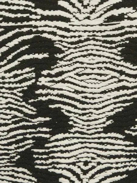 Dzianinowy top Maje z nadrukiem w zebrę czarny