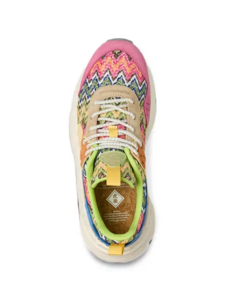 Sneakerși Flower Mountain cu model floral roz
