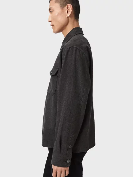 Рубашка Allsaints серая