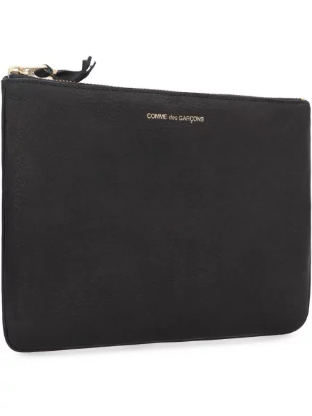 Portfel Comme Des Garcons skórzany czarny