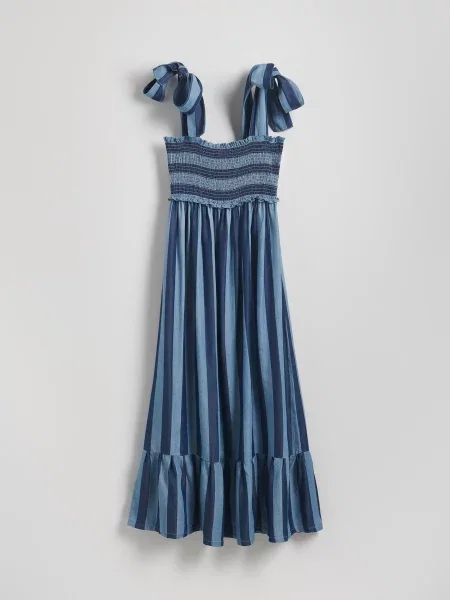 Reserved Сукня з ліоцелу синій