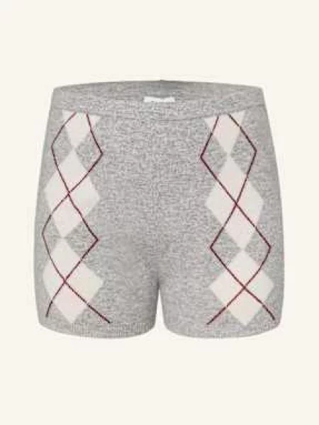 Sandro Szorty Z Dzianiny grau białe