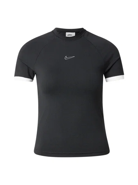 Nike Tričko W Nk Ss Fitted Top Gls černé