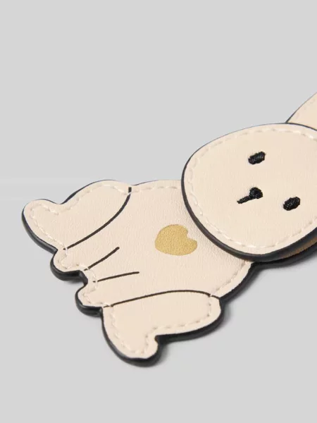 Zawieszka z zapięciem na karabińczyk model MY BUNNY' Seidenfelt beżowa