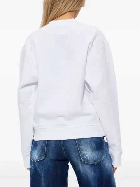 Pulover Dsquared2 cu imagine alb
