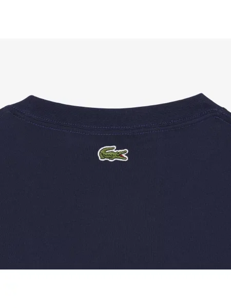 Lacoste Dżersejowy T-Shirt Z Tłoczonym Logo szary