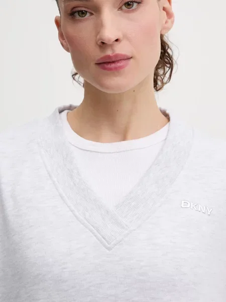 Кофта Dkny з принтом сірий