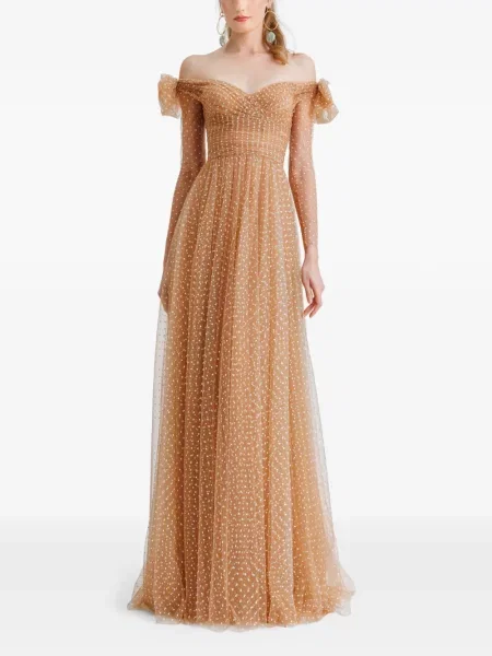 Rochie Gemy Maalouf cu umerii deschiși