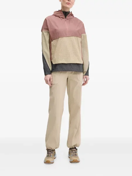 Кожени маратонки Adidas Terrex на райета с принт розово