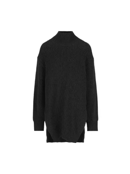 Sweter z golfem Jil Sander wełniany do golfa czarny