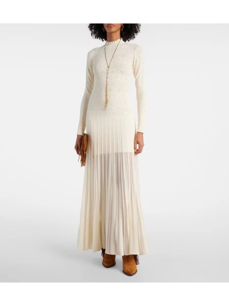 Rochie maxi Isabel Marant de costum alb