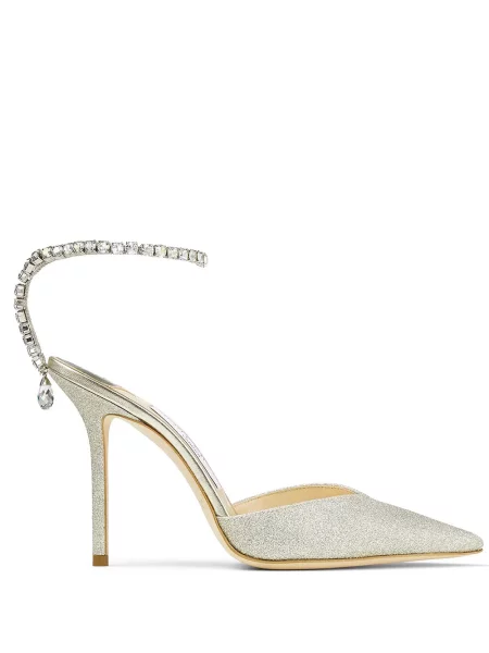 Pantofi cu toc Jimmy Choo alb