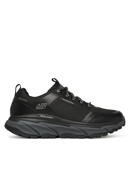 Ниски обувки Skechers черно