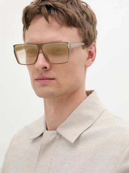 Saint Laurent ochelari galben