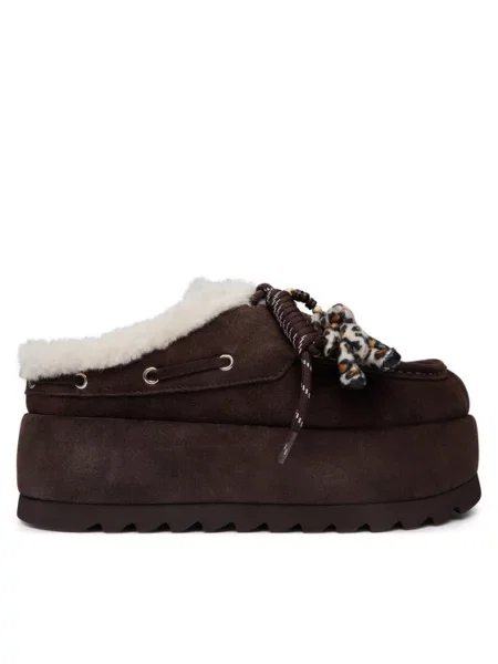 Čizme za snijeg Steve Madden Cuddly Tamno smeđa