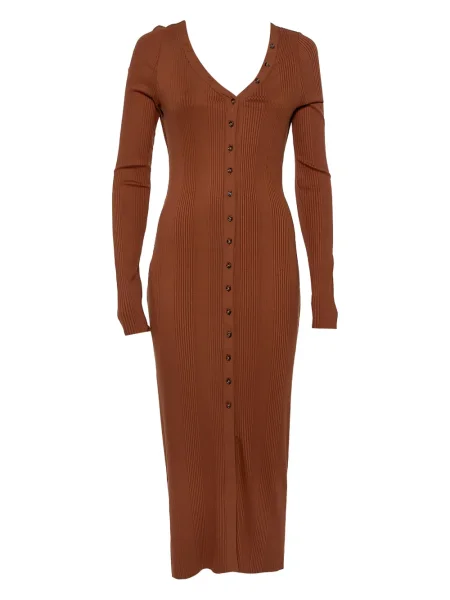 Rochie maxi The Range de costum maro