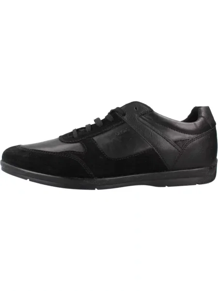 Sneakersy Geox skórzane czarne
