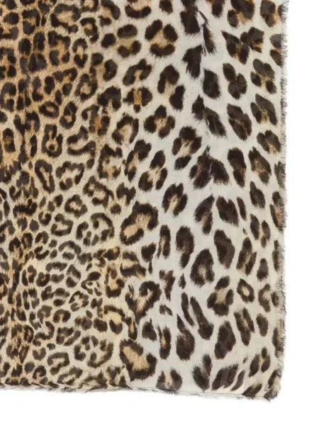 Fular Faliero Sarti cu imagine cu model leopard