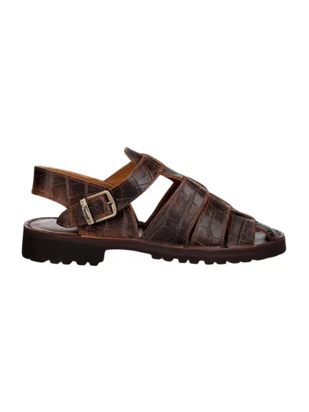Fracap sandały skórzane brązowe