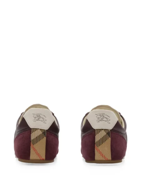 Sneakerși Burberry din piele violet