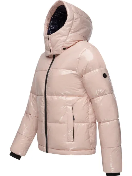 Ragwear Zimná bunda Roobie rosé čierna