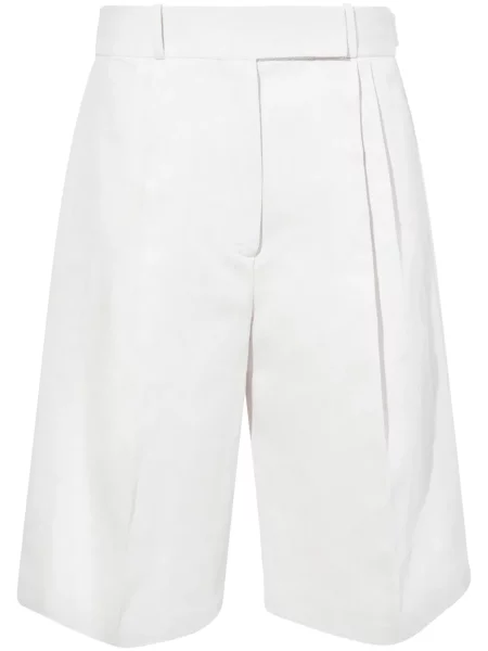 Szorty Proenza Schouler plisowane białe