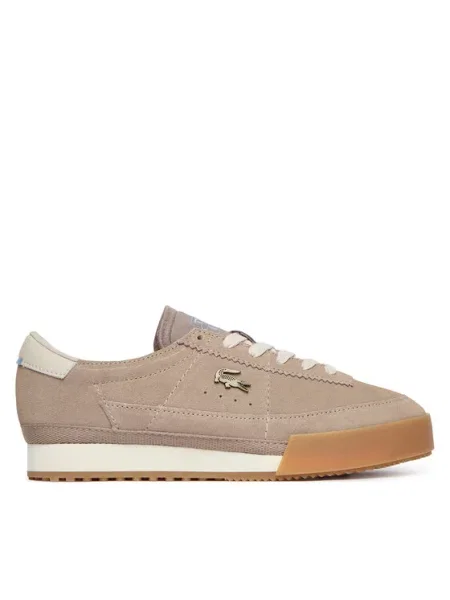 Кроссовки Lacoste бежевые