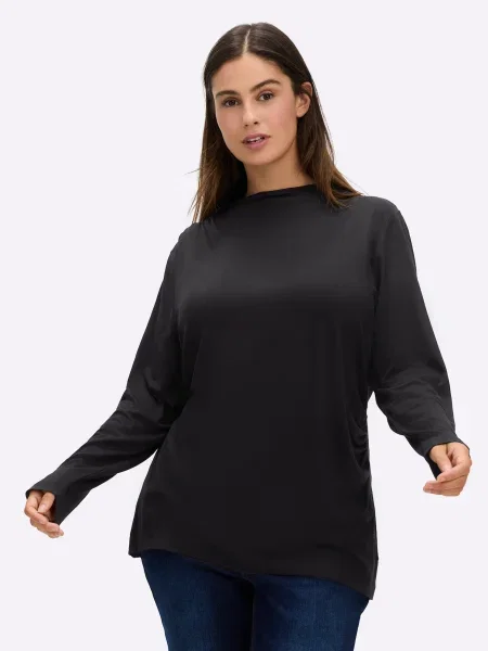 SHEEGO Tricou negru